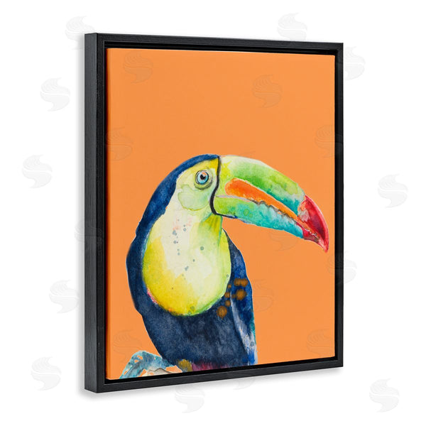 Stupell Industries Patricia Pinto | Tropical Toucan Portrait Vivid Beak Rainforest Bird Wall Art