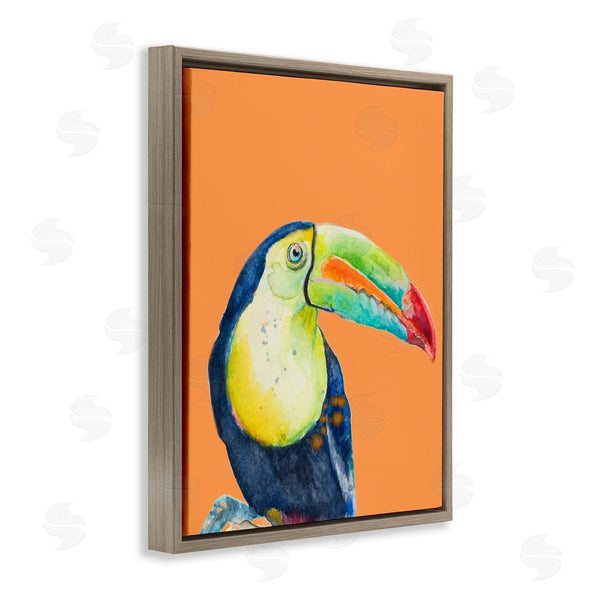 Stupell Industries Patricia Pinto | Tropical Toucan Portrait Vivid Beak Rainforest Bird Wall Art