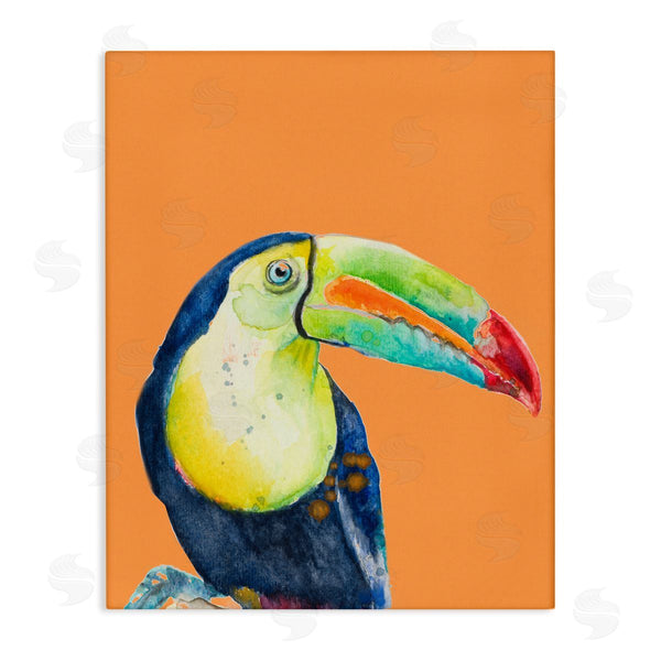 stupell industries Patricia Pinto | Tropical Toucan Portrait Vivid Beak Rainforest Bird Wall Art
