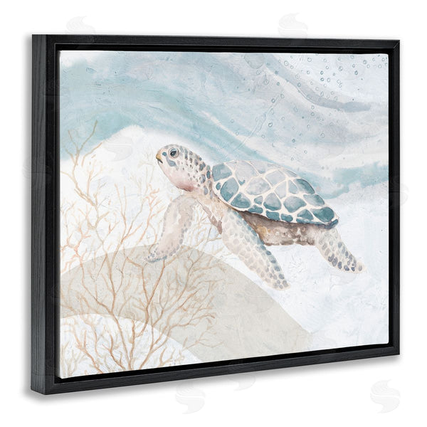 Stupell Industries Patricia Pinto | Turtle On Brushed Pattern