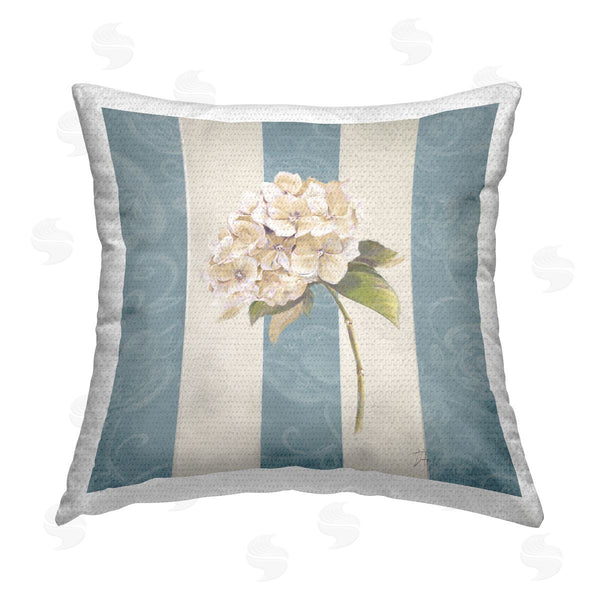 Stupell Industries Patricia Pinto | Vintage Hydrangea Sprig Printed Throw Pillow