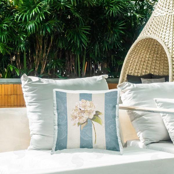 Stupell Industries Patricia Pinto | Vintage Hydrangea Sprig Printed Throw Pillow