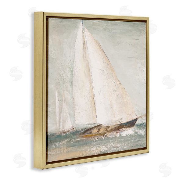 Stupell Industries Patricia Pinto | Vintage Splashing Sailboat