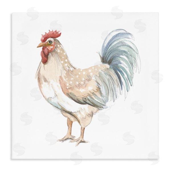 stupell industries Patricia Pinto | Watercolor Rooster Sketch Wall Art