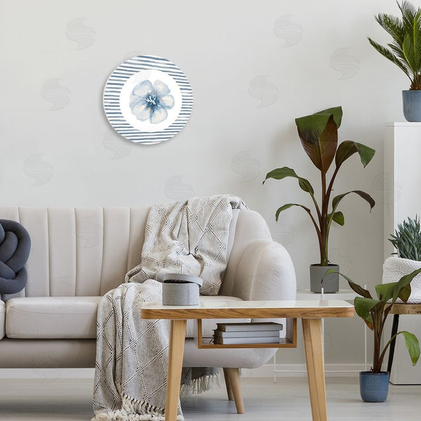 Stupell Industries Patricia Pinto | Wavy Stripes With Blossom Wall Art