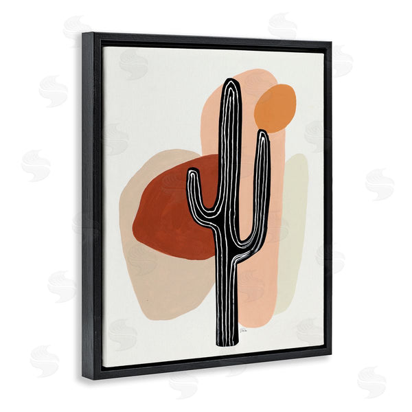 Stupell Industries Patricia Pinto | Western Terracotta Abstract Desert Cactus Plant