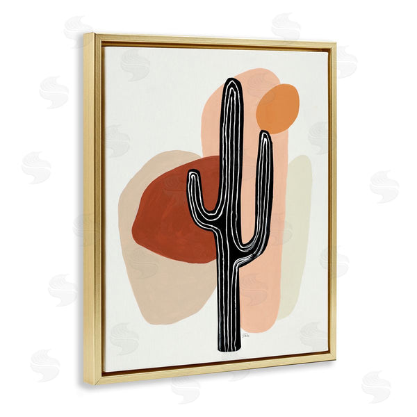 Stupell Industries Patricia Pinto | Western Terracotta Abstract Desert Cactus Plant