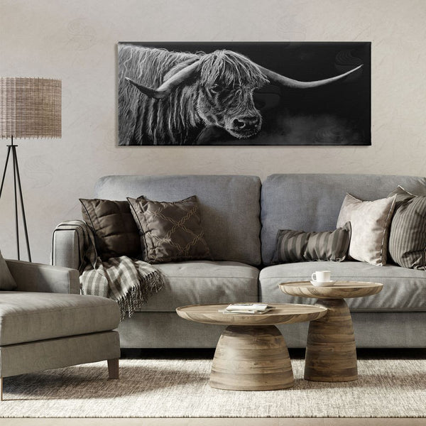 Stupell Industries Patricia Reynolds | Highland Longhorn Portrait Wall Art