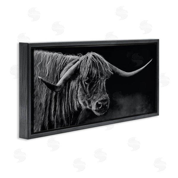 Stupell Industries Patricia Reynolds | Highland Longhorn Portrait Wall Art