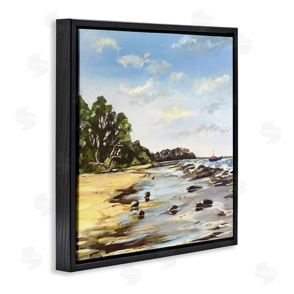 Stupell Industries Patricia Reynolds | Low Tide Seascape Wall Art