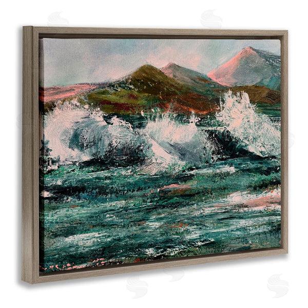 Stupell Industries Patricia Reynolds | Wild Coast With Turbulent Waves