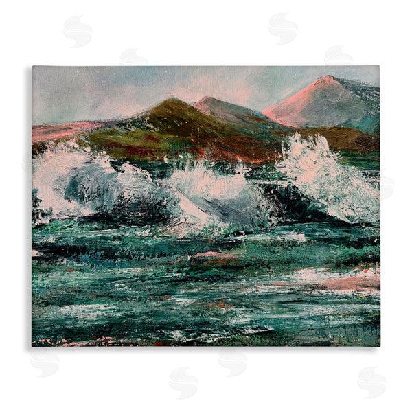 stupell industries Patricia Reynolds | Wild Coast with Turbulent Waves