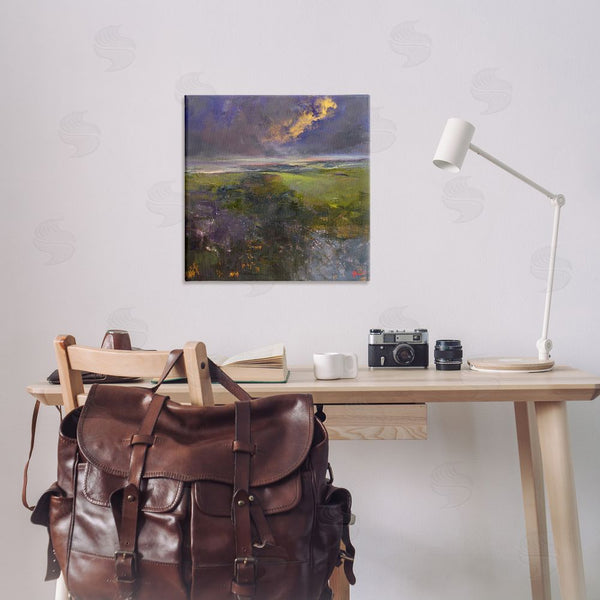 Stupell Industries Patrick Dennis | Gilded Landscape Abstract Wall Art