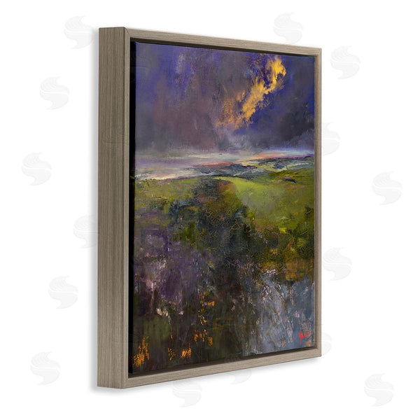 Stupell Industries Patrick Dennis | Gilded Landscape Abstract Wall Art