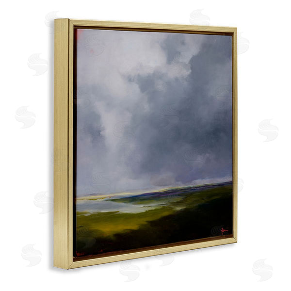 Stupell Industries Patrick Dennis | The Green Cloudy Landscape