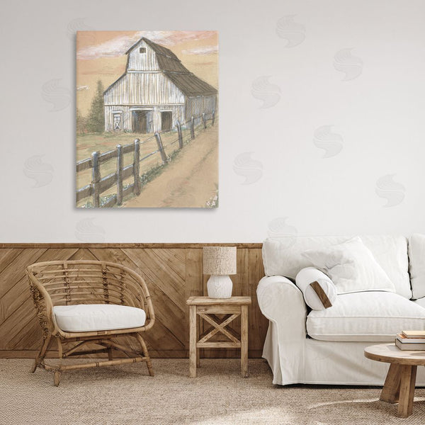 Stupell Industries Patti Bishop | Barn Fence Drawing Wall Art
