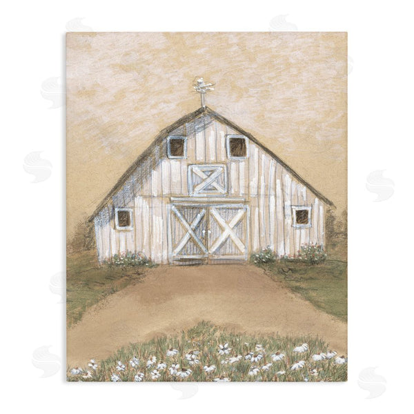stupell industries Patti Bishop | Barn Lane Flowers Drawing Wall Art