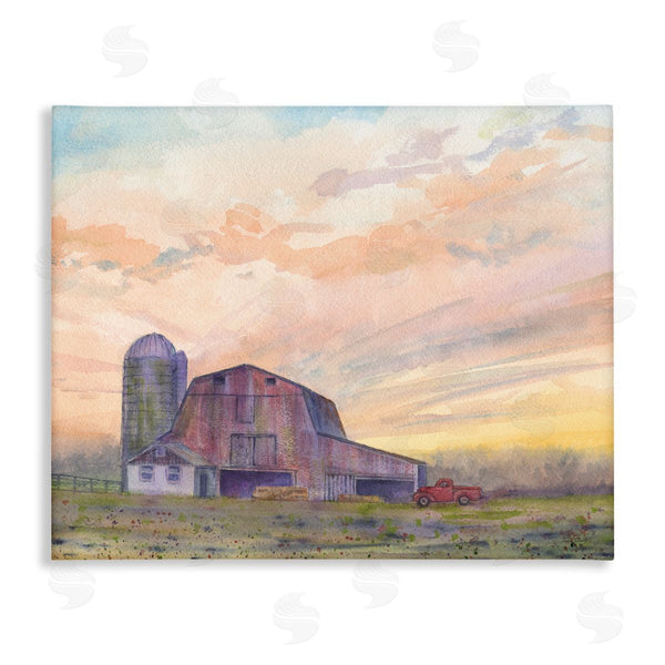 stupell industries Patti Bishop | Country Barn at Sunrise Wall Art
