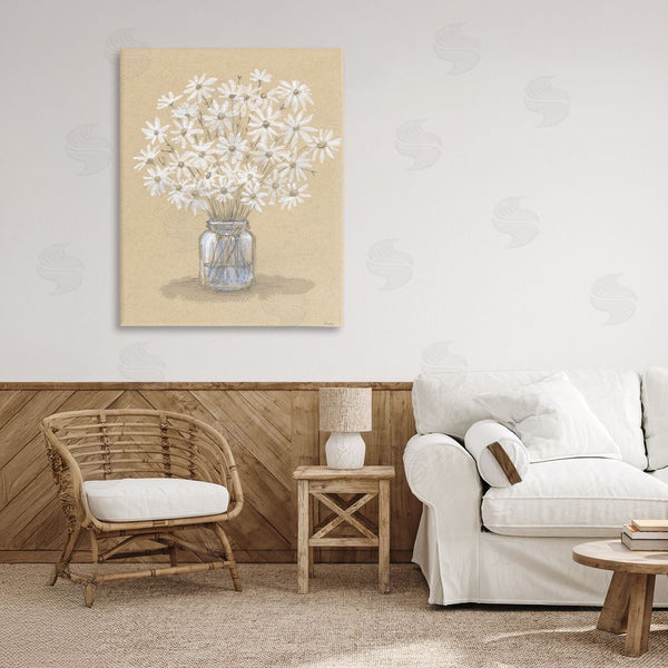 Stupell Industries Patti Bishop | Daisies Jar Drawing Wall Art