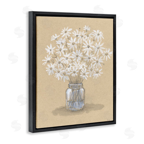 Stupell Industries Patti Bishop | Daisies Jar Drawing Wall Art