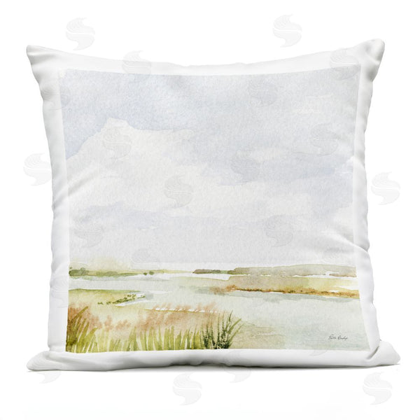 Stupell Industries Patti Bishop | Delicate Marsh Painting Throw Pillow