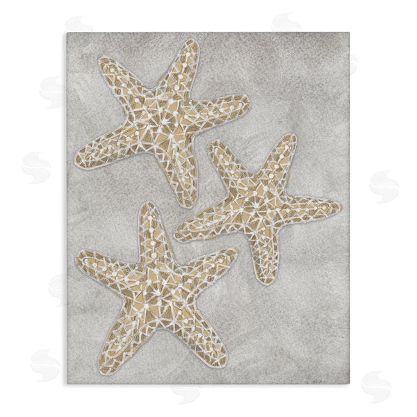 stupell industries Patti Bishop | Grey Starfish Drawing