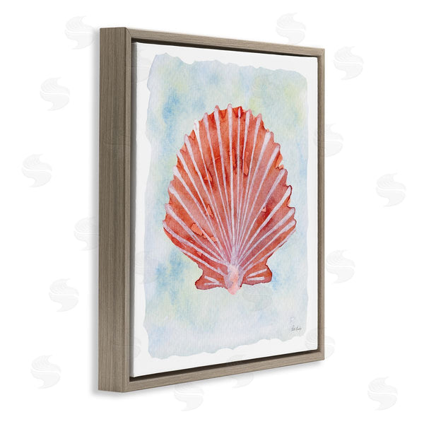 Stupell Industries Patti Bishop | Peach Scallop Shell