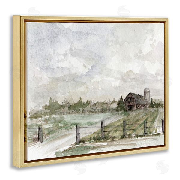 Stupell Industries Patti Bishop | Rustic Barn And Fence Wall Art