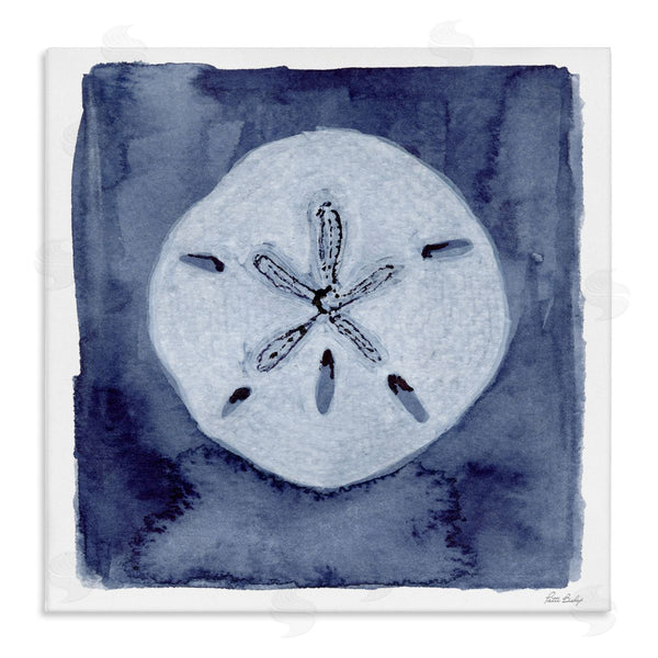 stupell industries Patti Bishop | Sand Dollar over Indigo