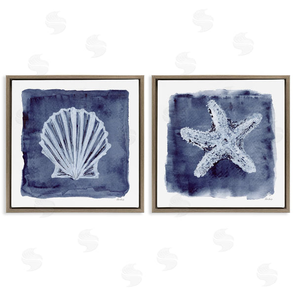 Stupell Industries Patti Bishop | Shell & Starfish Impressions Wall Art