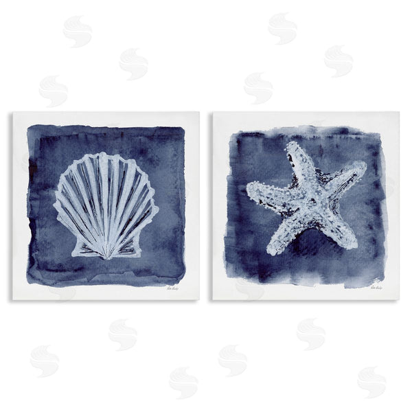 stupell industries Patti Bishop | Shell & Starfish Impressions Wall Art