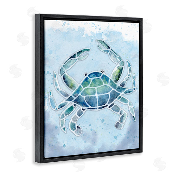 Stupell Industries Patti Bishop | Stained Glass Crab Wall Art