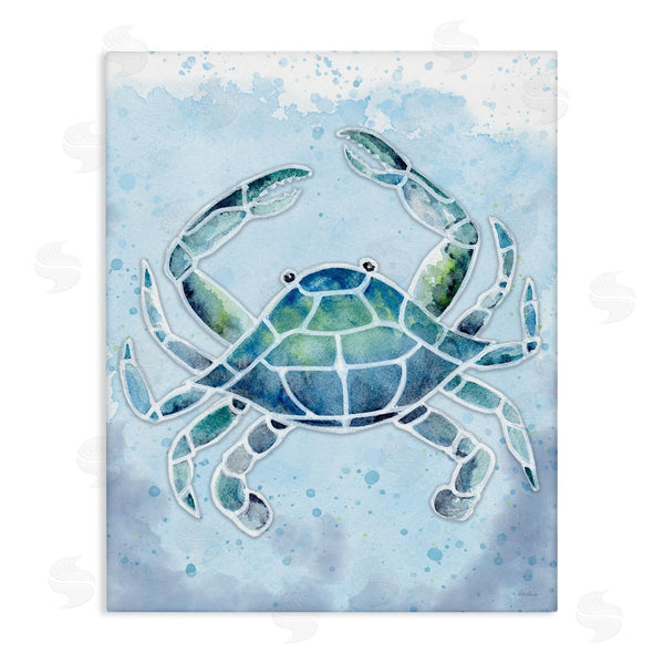 stupell industries Patti Bishop | Stained Glass Crab Wall Art