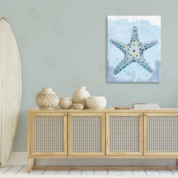 Stupell Industries Patti Bishop | Stained Glass Starfish Wall Art