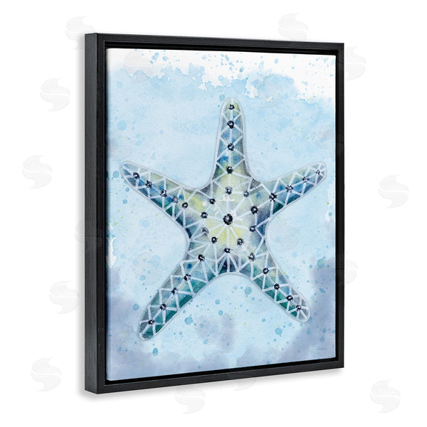 Stupell Industries Patti Bishop | Stained Glass Starfish Wall Art