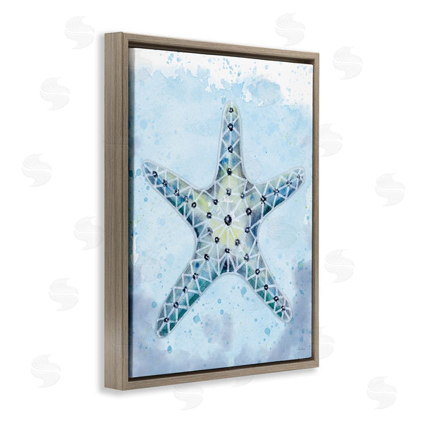 Stupell Industries Patti Bishop | Stained Glass Starfish Wall Art