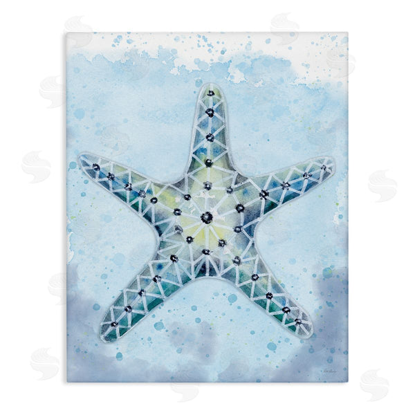 stupell industries Patti Bishop | Stained Glass Starfish Wall Art