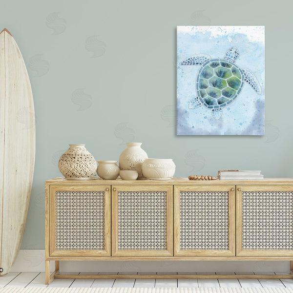 Stupell Industries Patti Bishop | Stained Glass Turtle Wall Art
