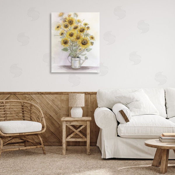 Stupell Industries Patti Bishop | Sunflowers In Watering Can Wall Art