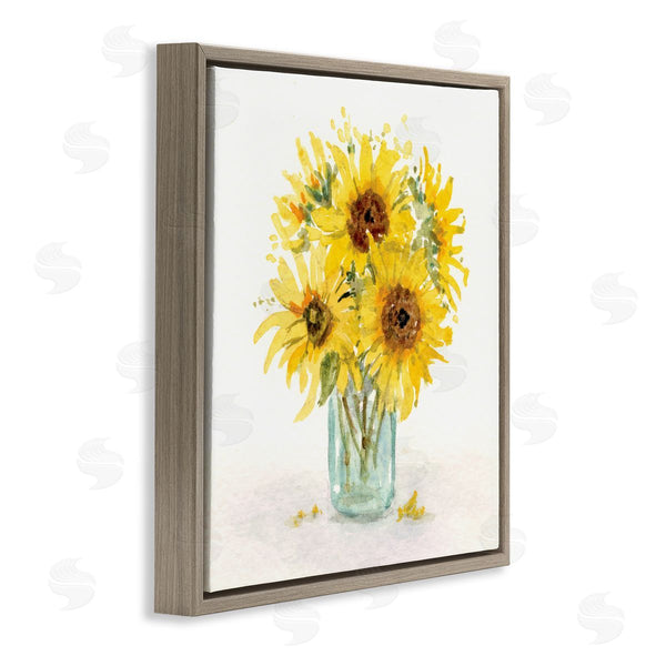 Stupell Industries Patti Bishop | Warm Yellow Sunflower Bouquet Wall Art
