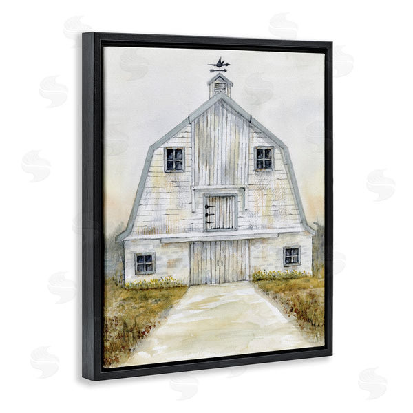 Stupell Industries Patti Bishop | White Barn Grey Trim
