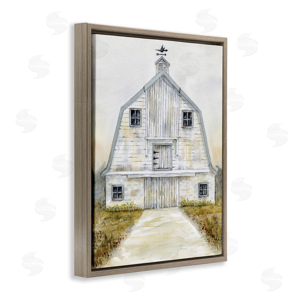 Stupell Industries Patti Bishop | White Barn Grey Trim
