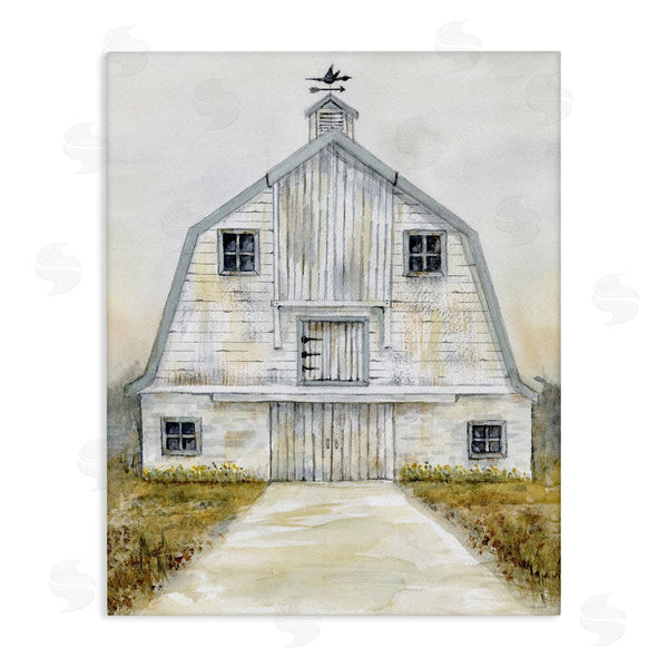 stupell industries Patti Bishop | White Barn Grey Trim