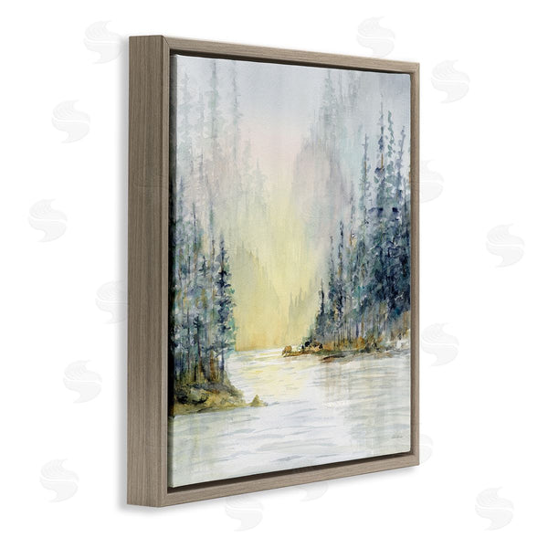 Stupell Industries Patti Bishop | Winter Woodland Scene Wall Art