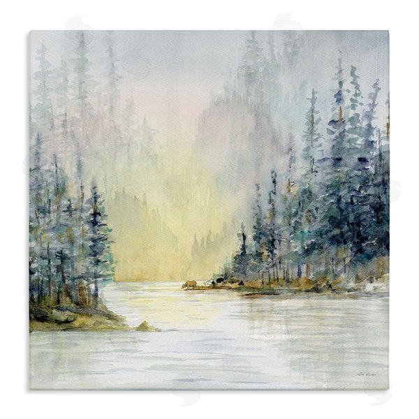 stupell industries Patti Bishop | Winter Woodland Scene Wall Art