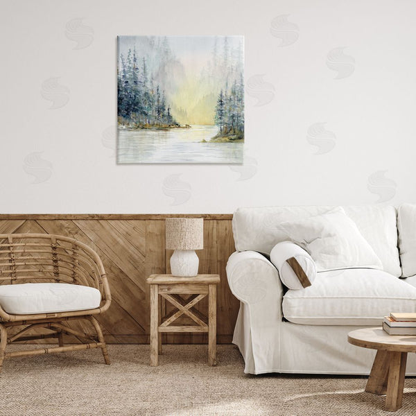 Stupell Industries Patti Bishop | Woodland Lake Scene Wall Art