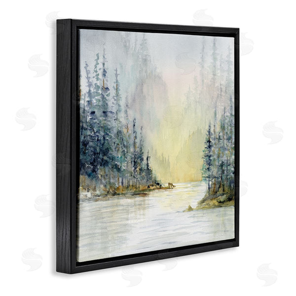 Stupell Industries Patti Bishop | Woodland Lake Scene Wall Art