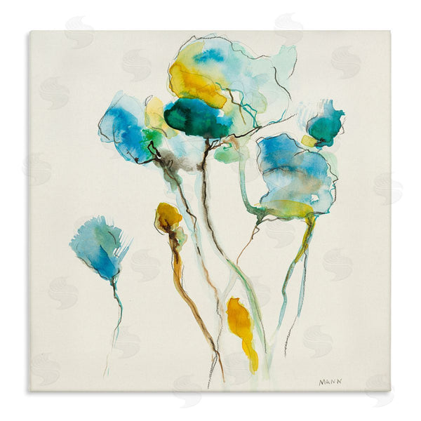 stupell industries Patti Mann | Abstract Watercolor Blooms Wall Art