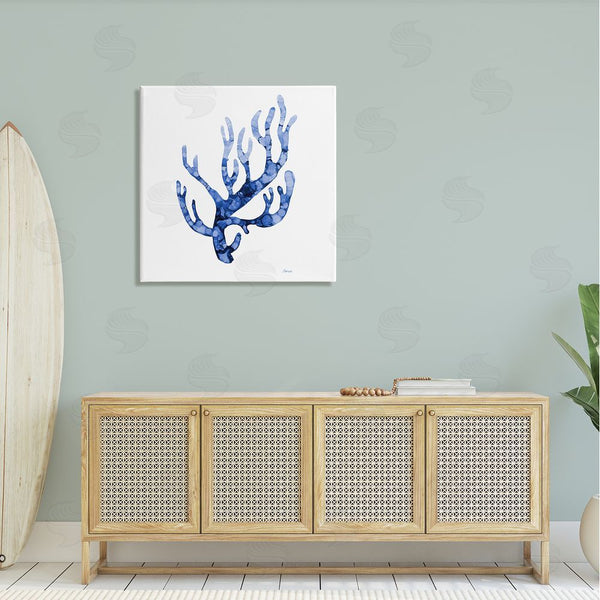 Stupell Industries Patti Mann | Coral Sprig Marine Life Plant Watercolor Detail Wall Art