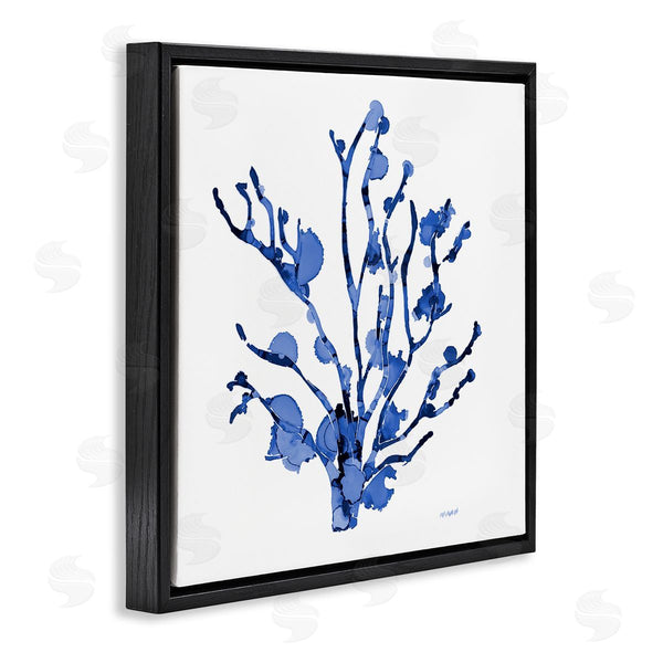 Stupell Industries Patti Mann | Detailed Coral Sea Life Blue Watery Pattern Wall Art